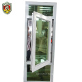 65 series thermal break insulation double swing opening aluminum window for sale